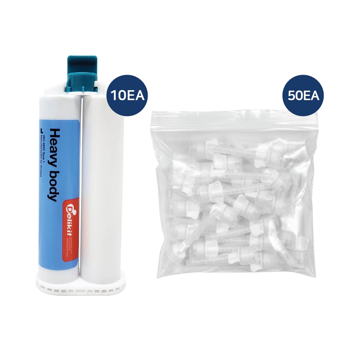 Delikit Heavy Body Regular Set Saver Pack β 10x50ml + 50 Tips