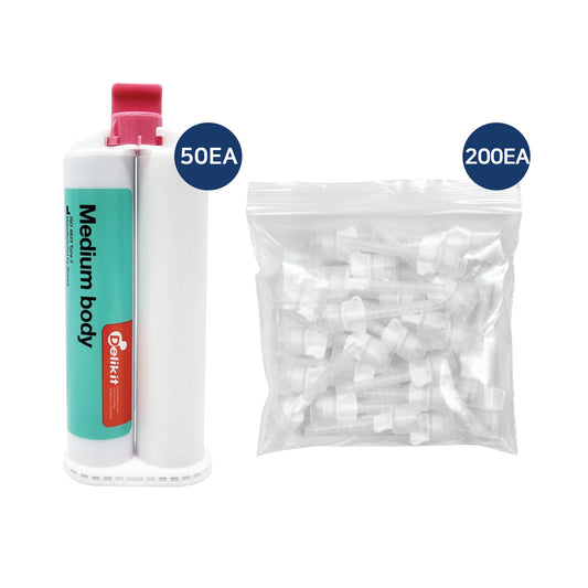 Delikit Medium Body Jumbo Pack – 50x50ml + 200 Mixing Tips