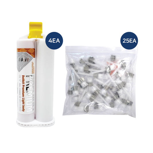 Delikit Light Body Regular Set Intro Pack – 4x50ml + 25 Tips