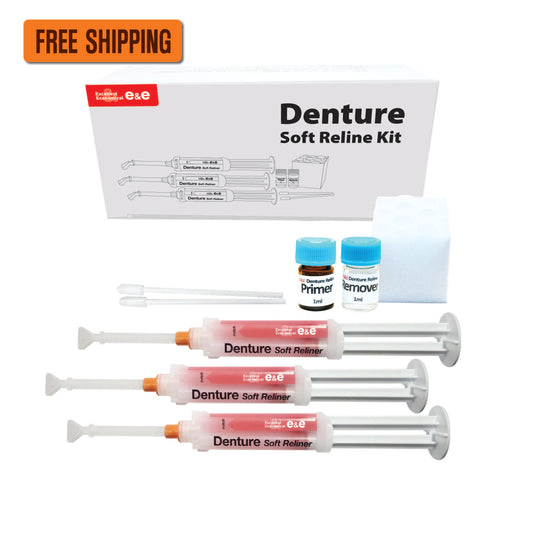 E&E Soft Denture Reline Kit – Upper & Lower Dentures