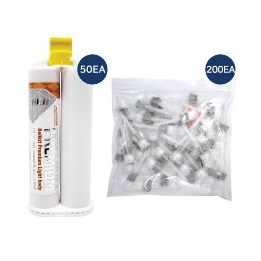 Delikit Light Body Regular Set Jumbo Pack – 50x50ml + 200 Mixing Tips