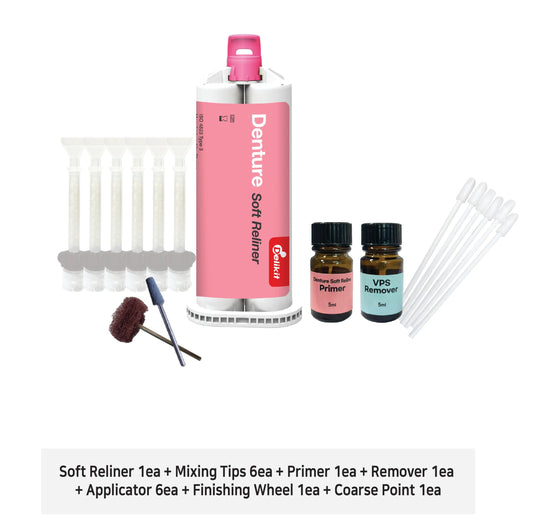Denture Soft Reliner Kit